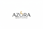 a nice logo of azora with white background 
